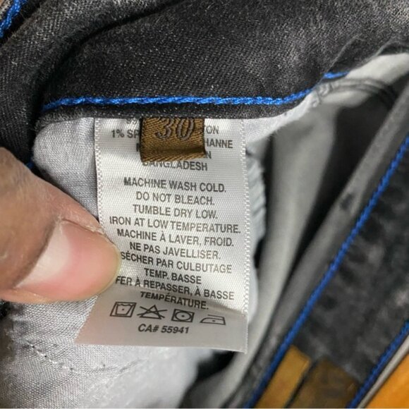 NWT Tainted Denim Men's Black Casual Jogger Jean - Picture 5 of 9